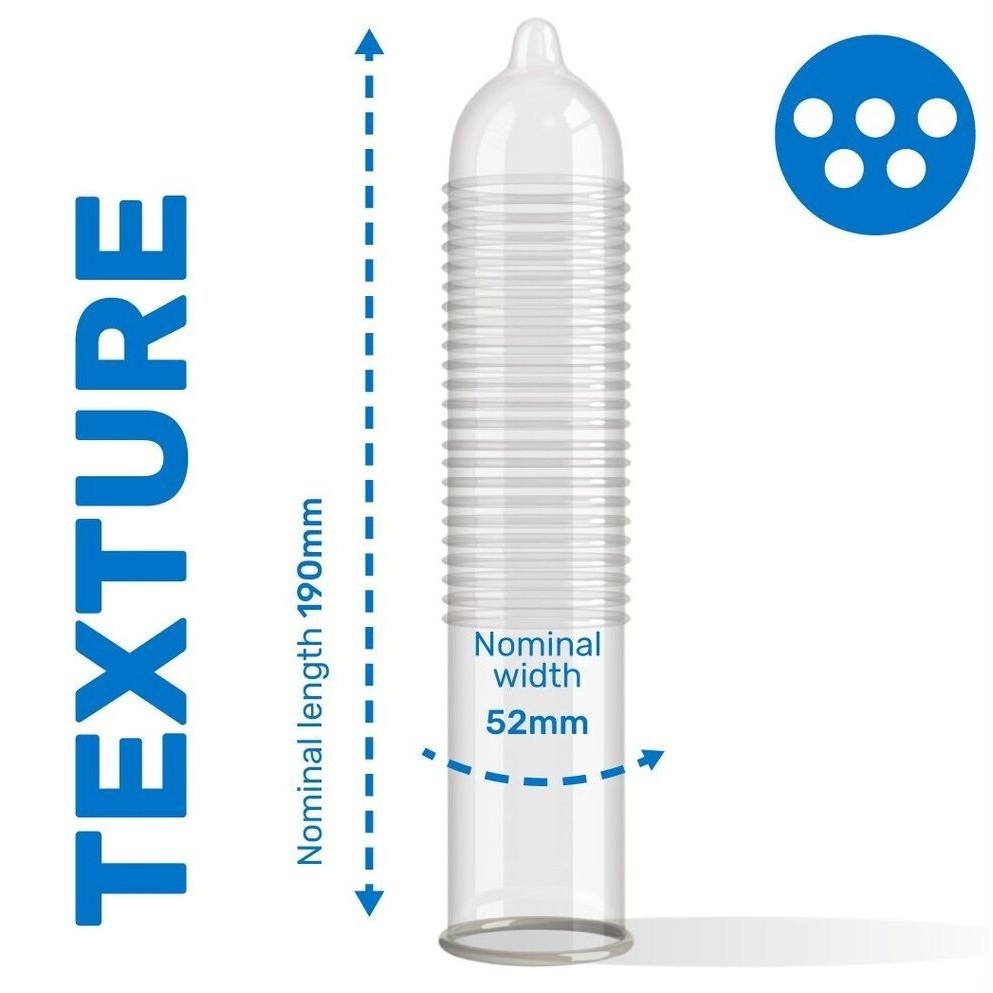 Preservativi Stimolanti Pasante Ribbed Passion - immagine 3