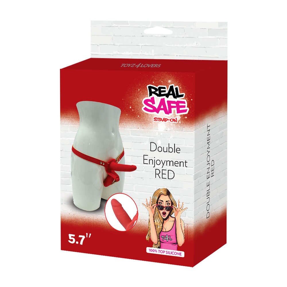 Strap-On Double Enjoyment Red - immagine 5