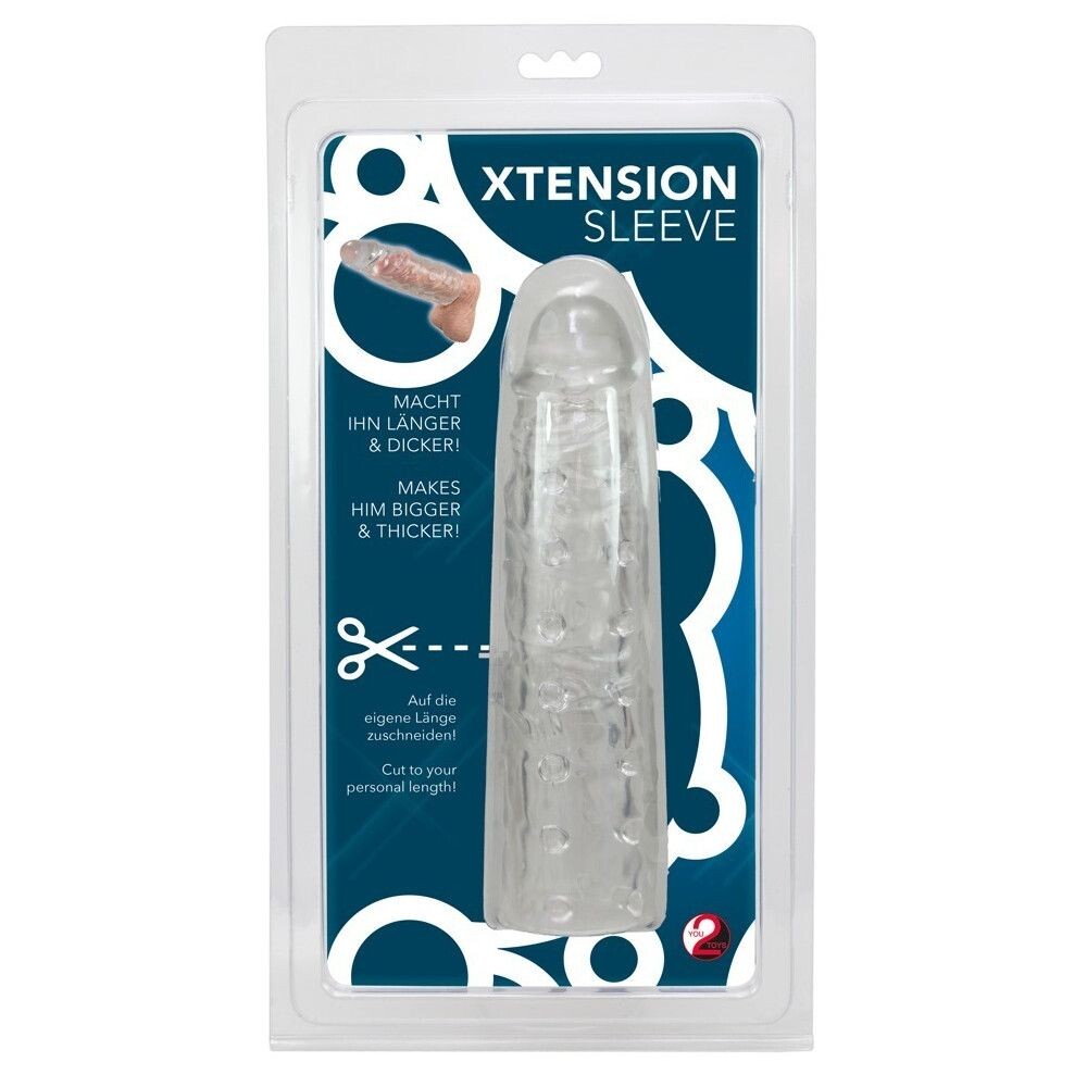 Guaina fallica xtension sleeve 22 cm - immagine 4
