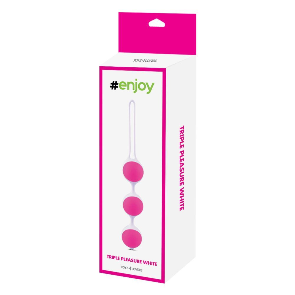 Palline Triple Pleasure White - immagine 6