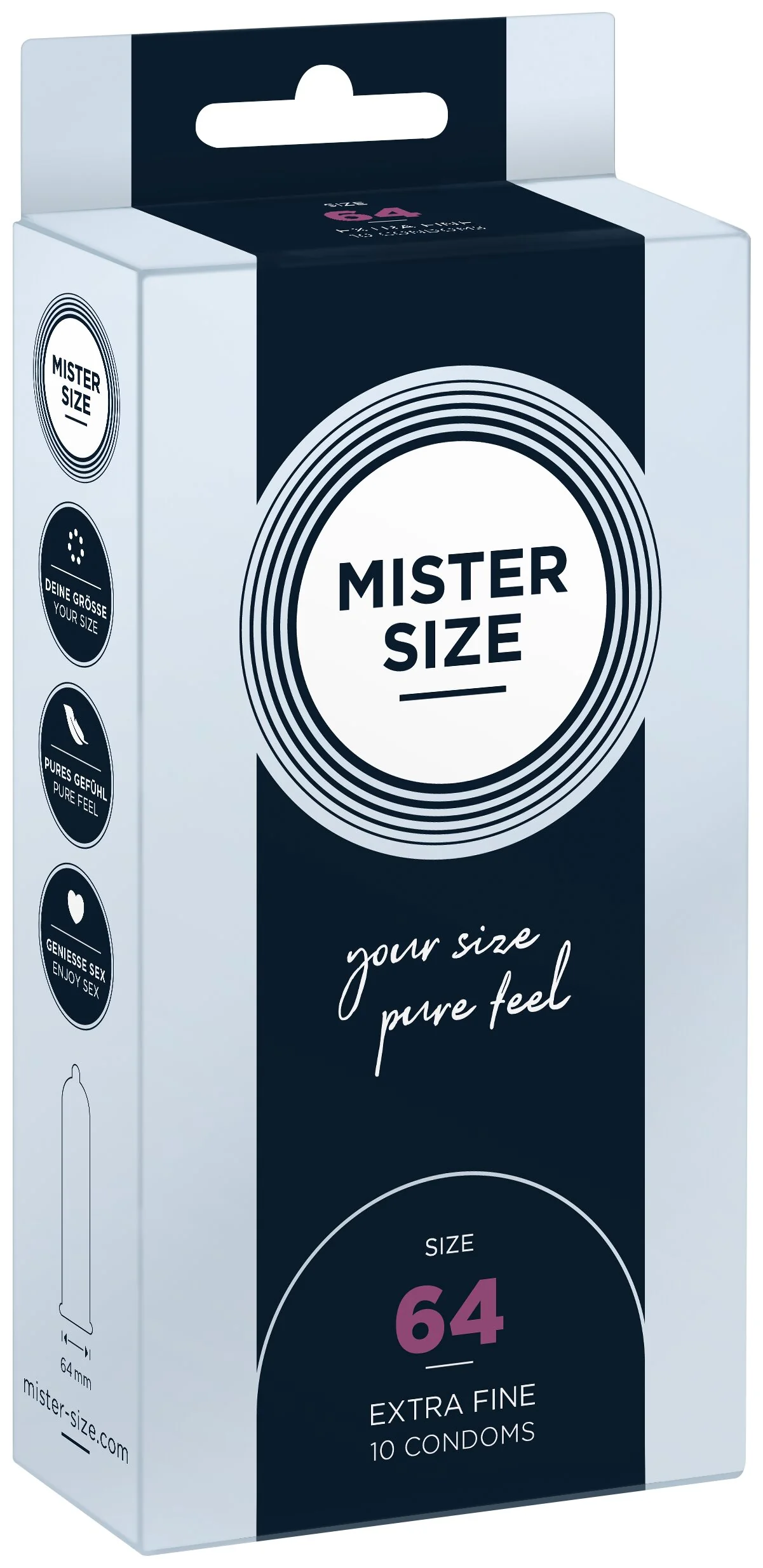 Preservativi XL 64 Mister Size