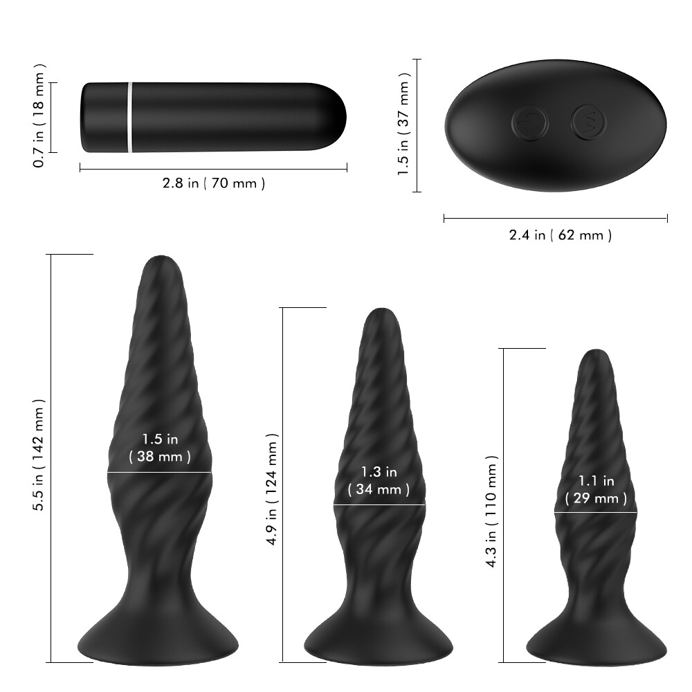 Plug Anale Old Manners Set - immagine 3