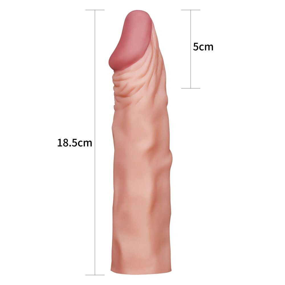Guaina e Prolunga Pene Glory 18,5 cm - immagine 3