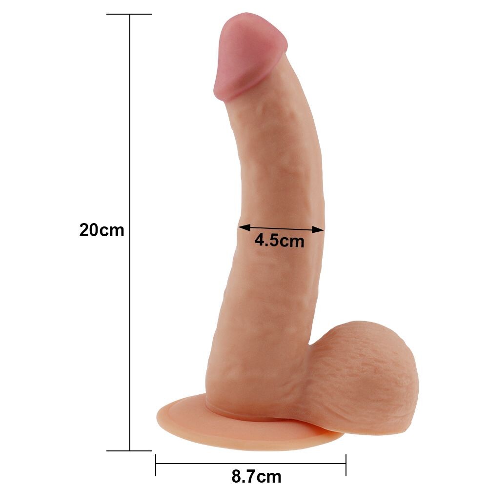 Dildo Realistico Ultra Soft Owen 20 cm - immagine 3