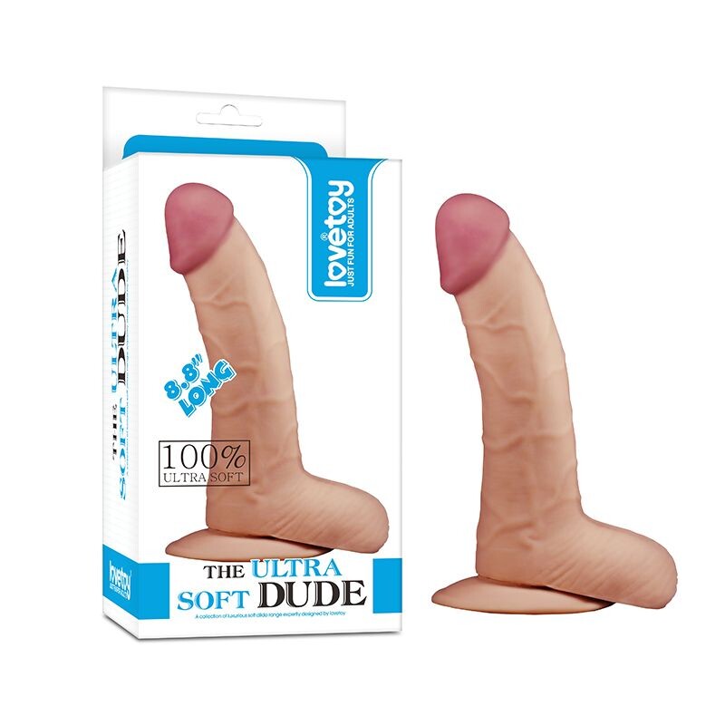 Dildo Realistico Ultra Soft Quentin 22,5 cm - immagine 6