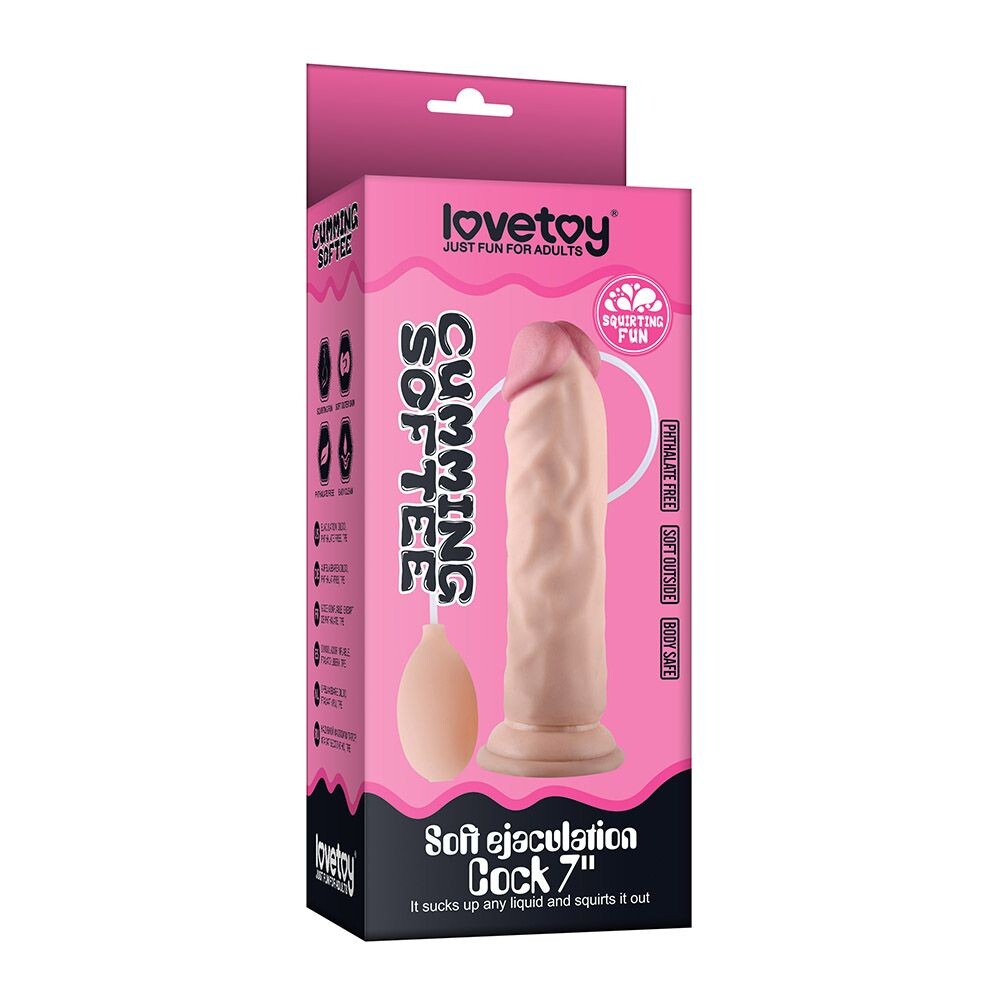 Dildo Realistico Cumming Soft 21,6 cm - immagine 3