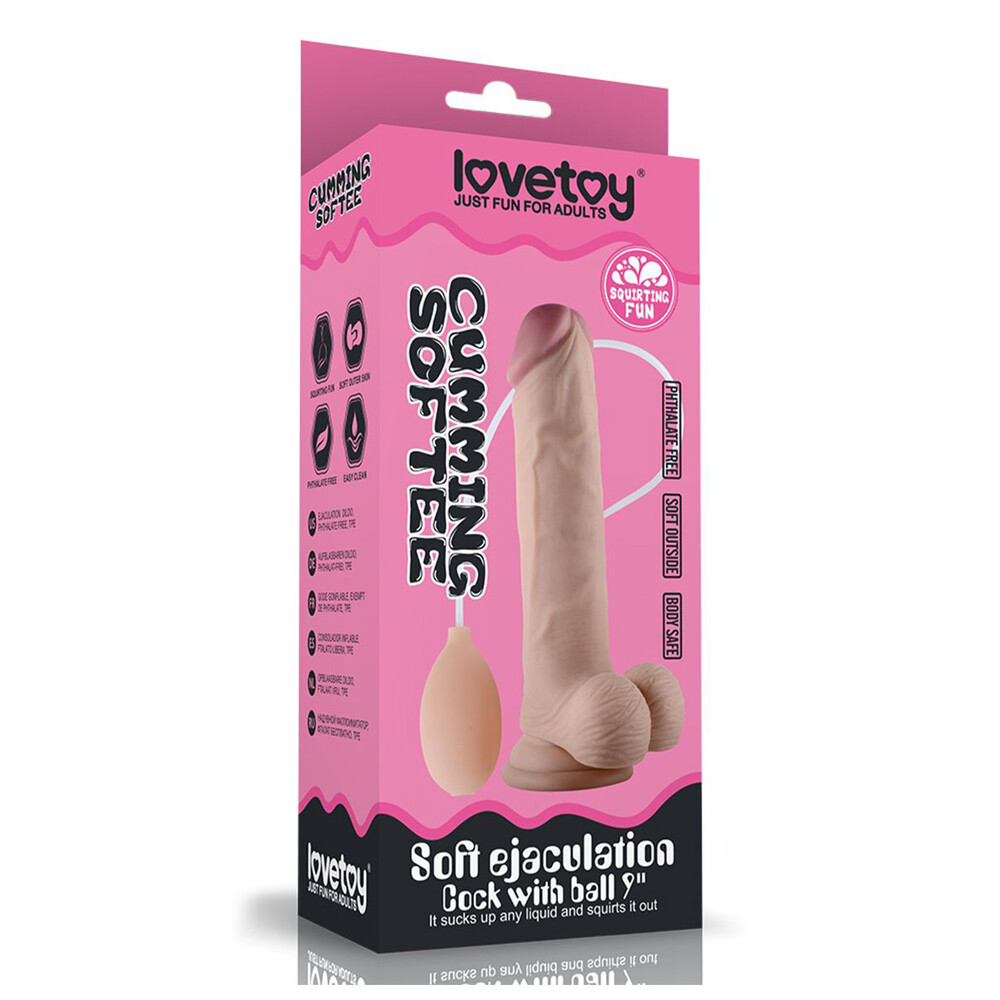 Dildo Realistico Cumming Long 23 cm - immagine 5