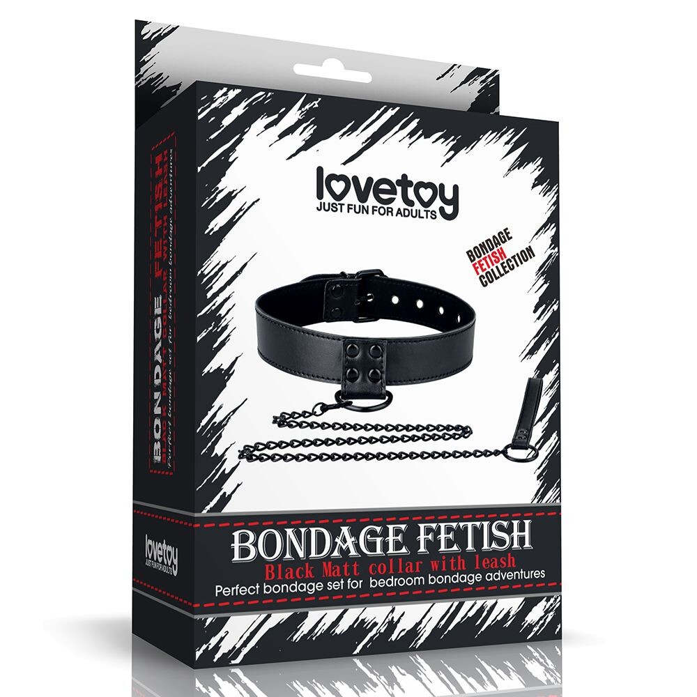 Collare Bondage con Guinzaglio Matt - immagine 4