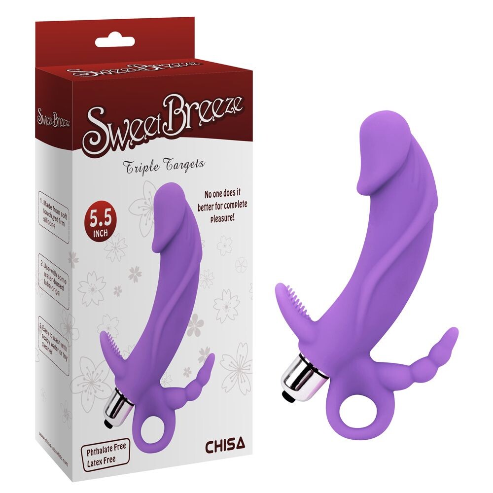 Vibratore Doppia Stimolazione Triple Target - immagine 3
