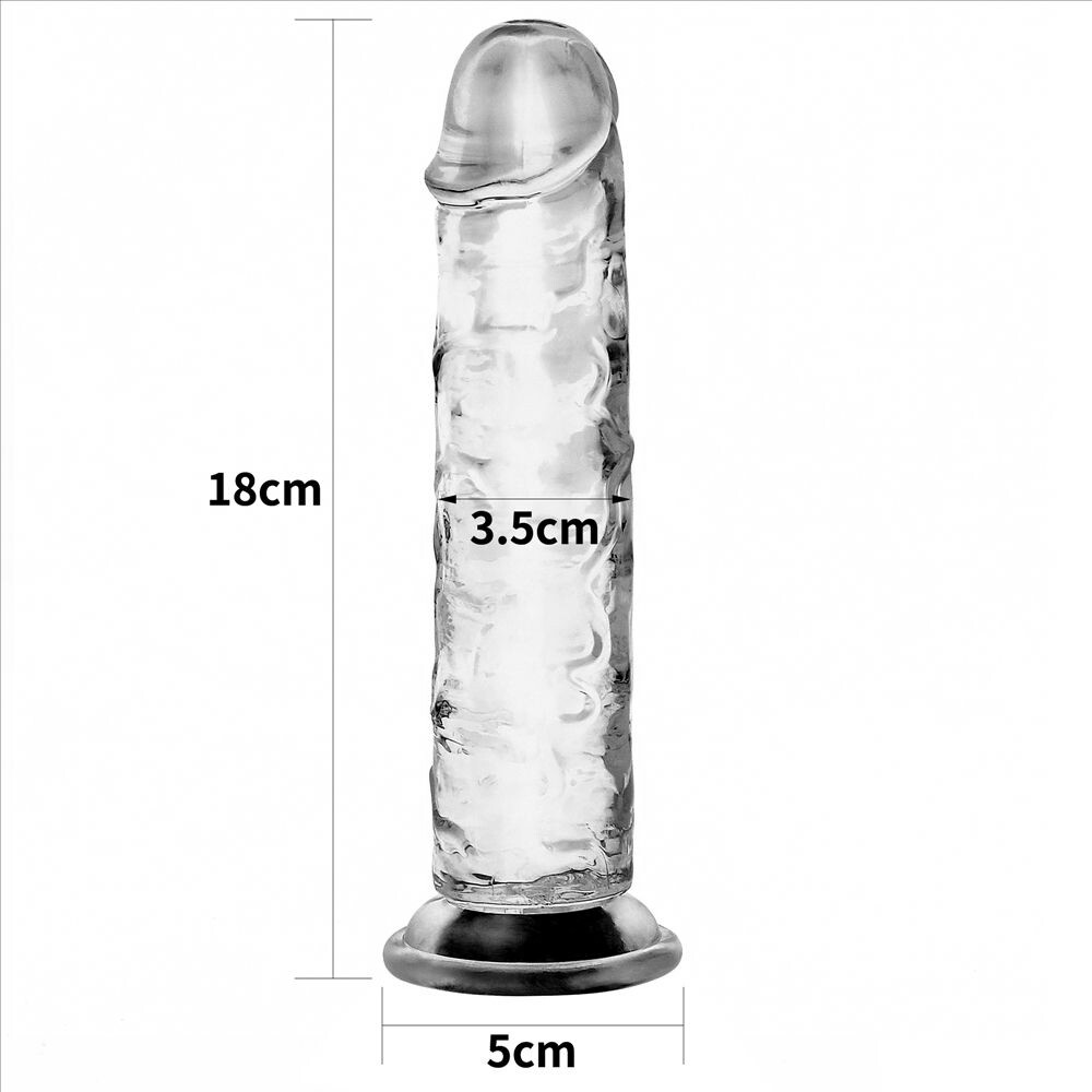 Dildo Realistico Flawless Clear 18 cm - immagine 4