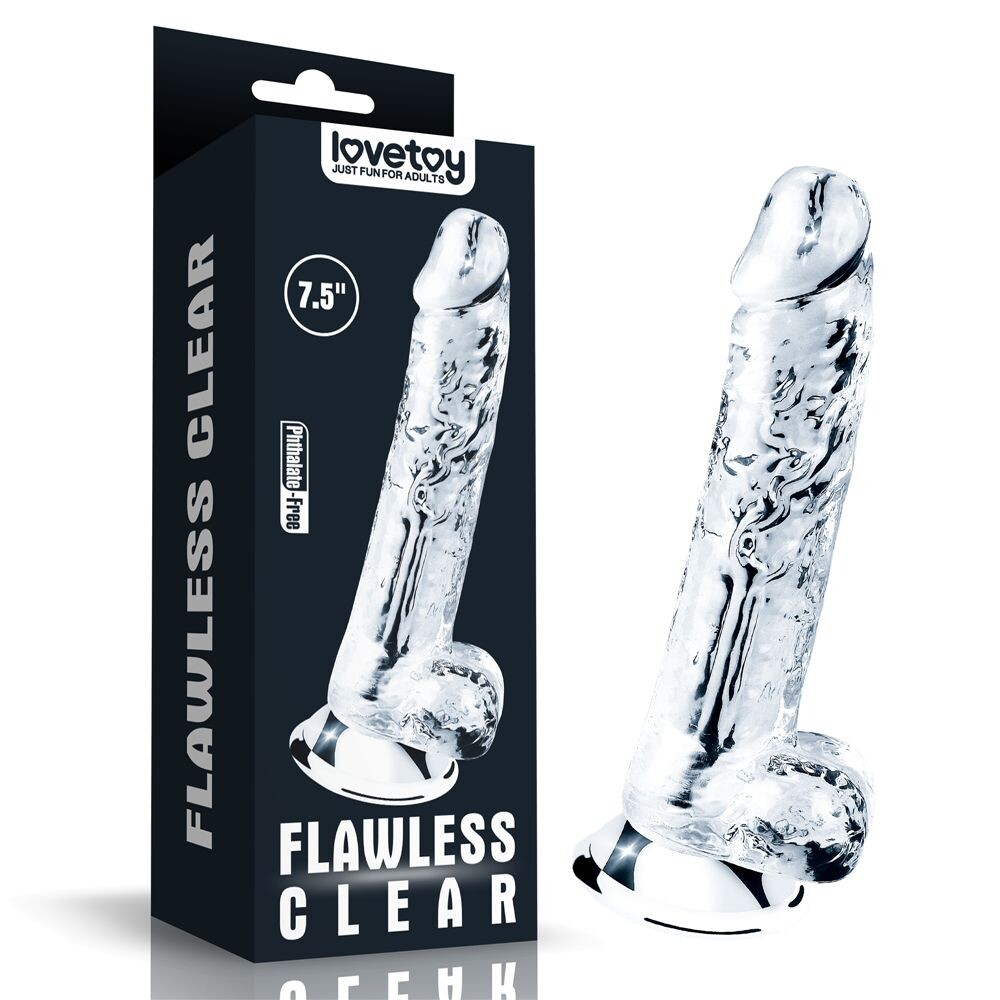 Dildo Realistico Flawless Clear Ball 19 cm - immagine 6