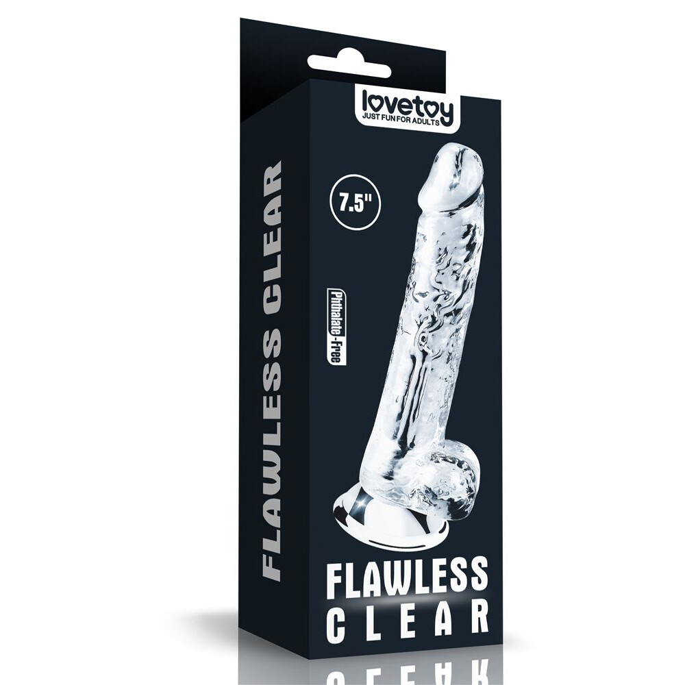 Dildo Realistico Flawless Clear Ball 19 cm - immagine 5