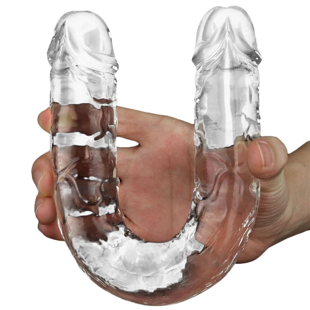 Dildo Doppio Flawless Clear 30 cm - immagine 2