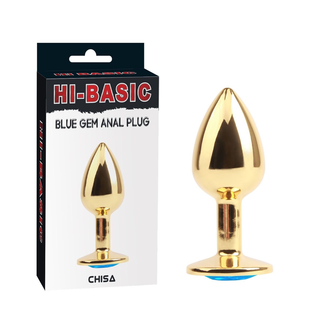 Plug Anale Blu Gem - immagine 3