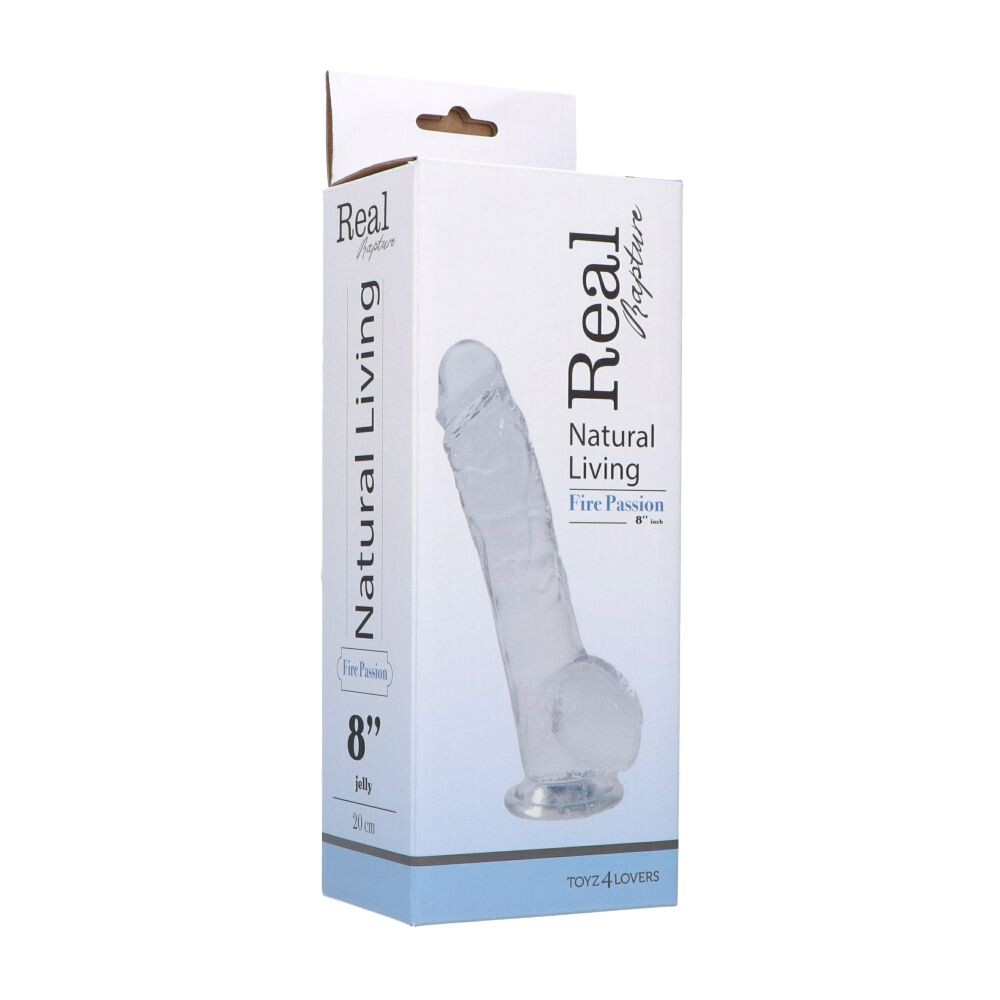 Dildo Realistico Clear Passion 20 cm - immagine 4