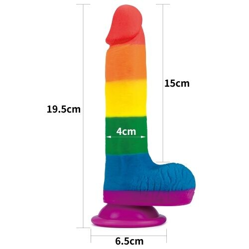 Dildo Realistico Prider Ball 15,5 cm - immagine 5