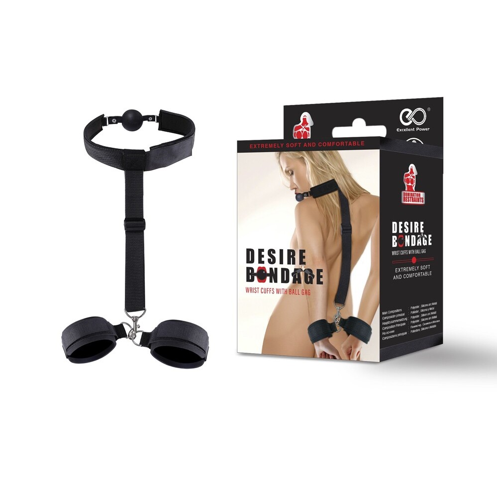 Ball Gag e Polsiere Bondage Desire
