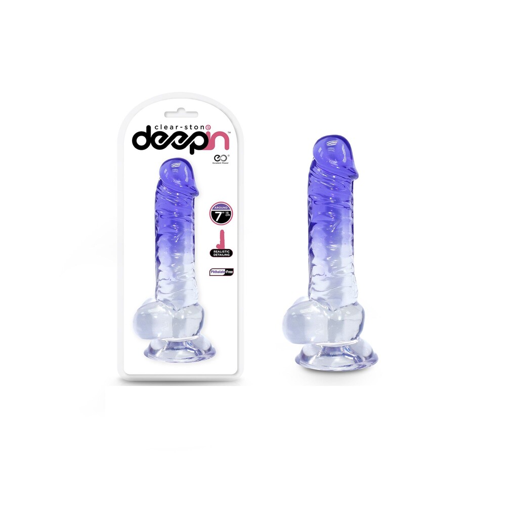 Dildo Realistico Deep Clear Stone 18 cm - immagine 3