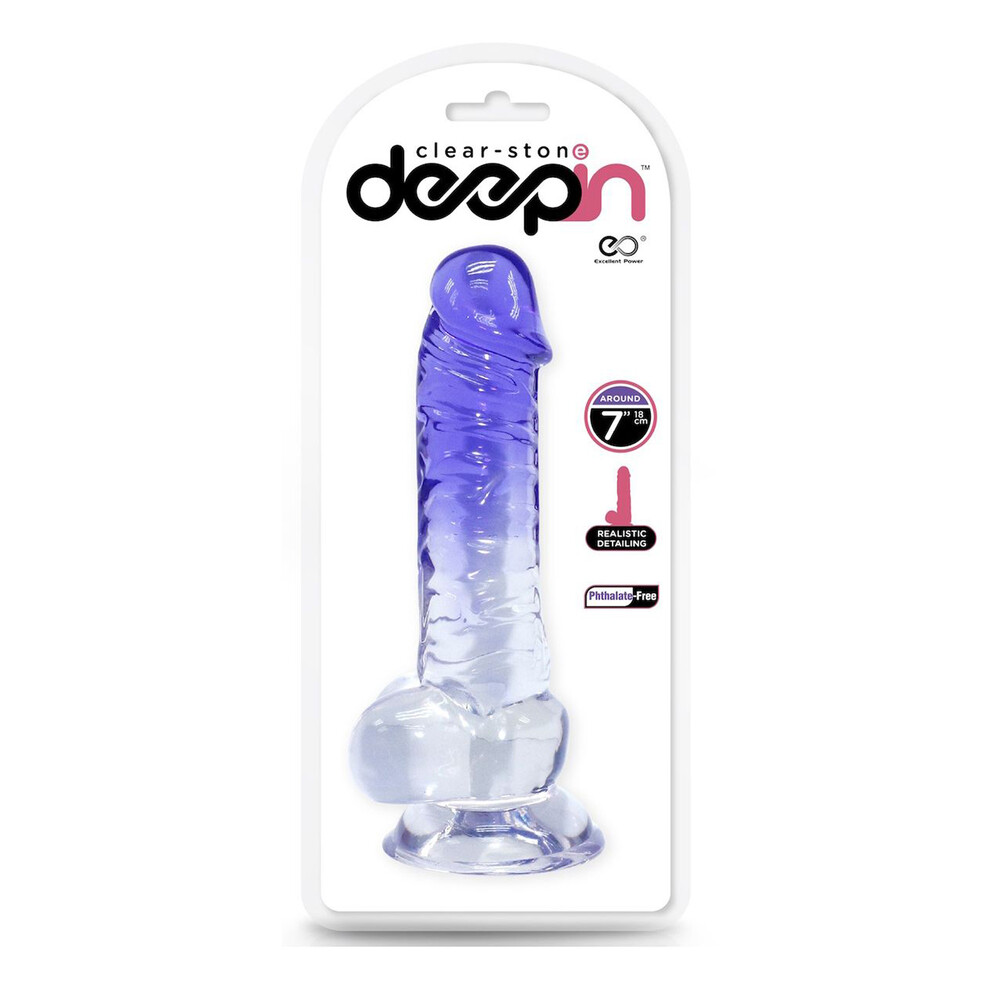 Dildo Realistico Deep Clear Stone 18 cm - immagine 2