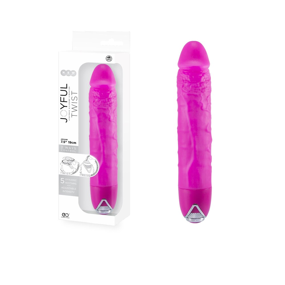 Vibratore Realistico Joyful Twist 24 cm - immagine 5