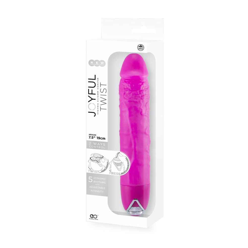 Vibratore Realistico Joyful Twist 24 cm - immagine 4