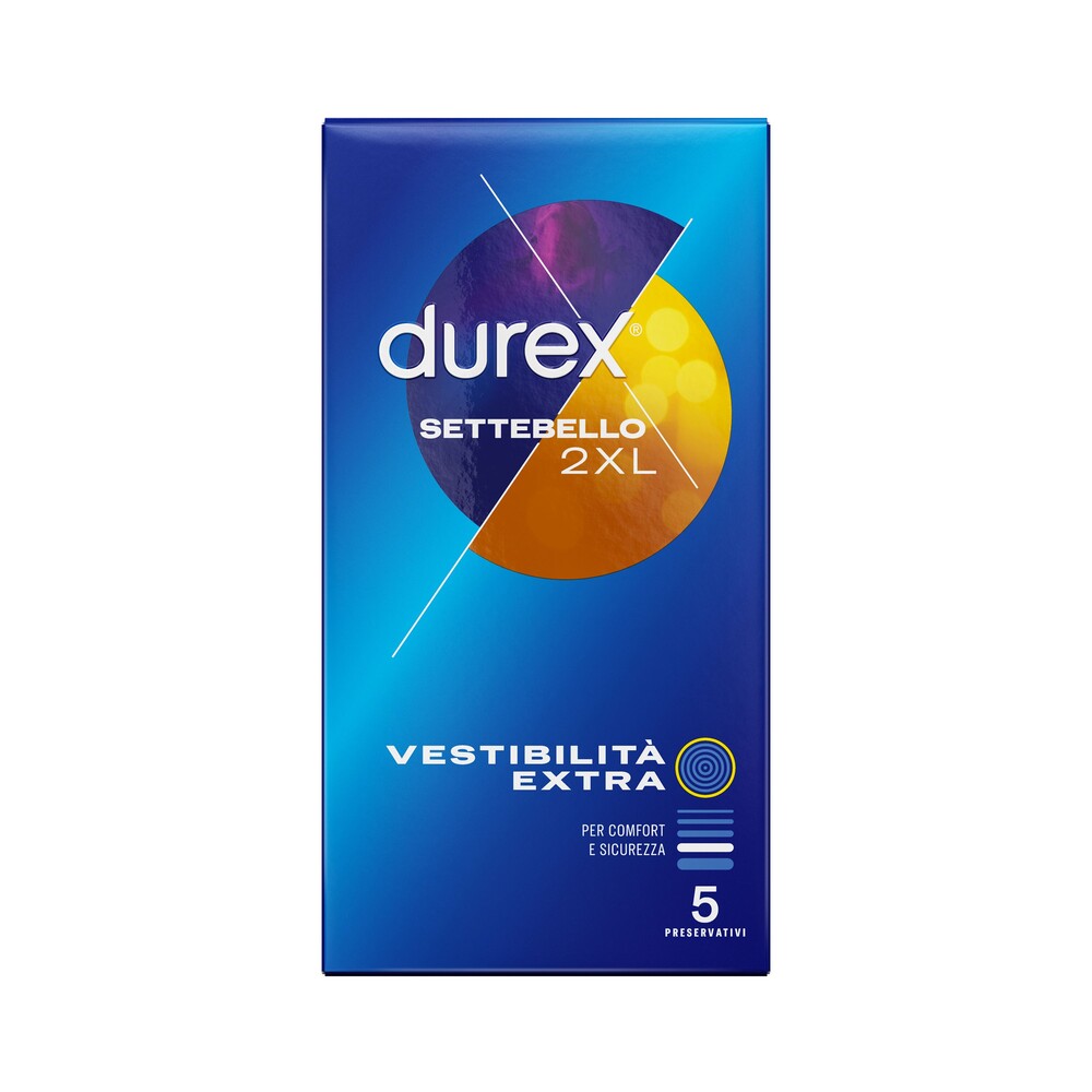 Preservativi Durex Settebello 2XL 5 pz - immagine 2