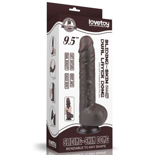 Dildo Realistico Chocolate 24 cm - immagine 7