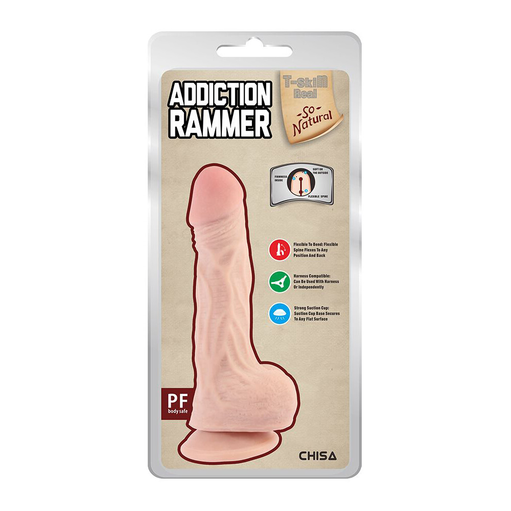 Dildo Realistico Addiction Rammer 19 cm - immagine 3