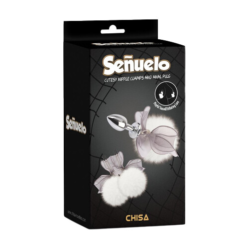 Pinzette per Capezzoli Cutesy e Plug Anale - immagine 5
