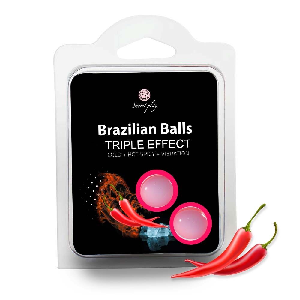 Olio Massaggio Brazilian Balls Triple Effect - immagine 2
