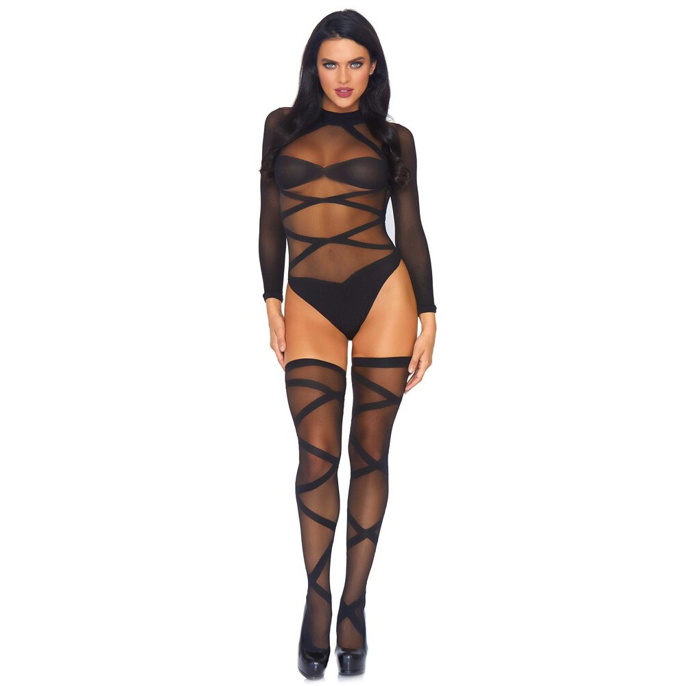 Body Sexy and Thigh Highs Nero - immagine 2