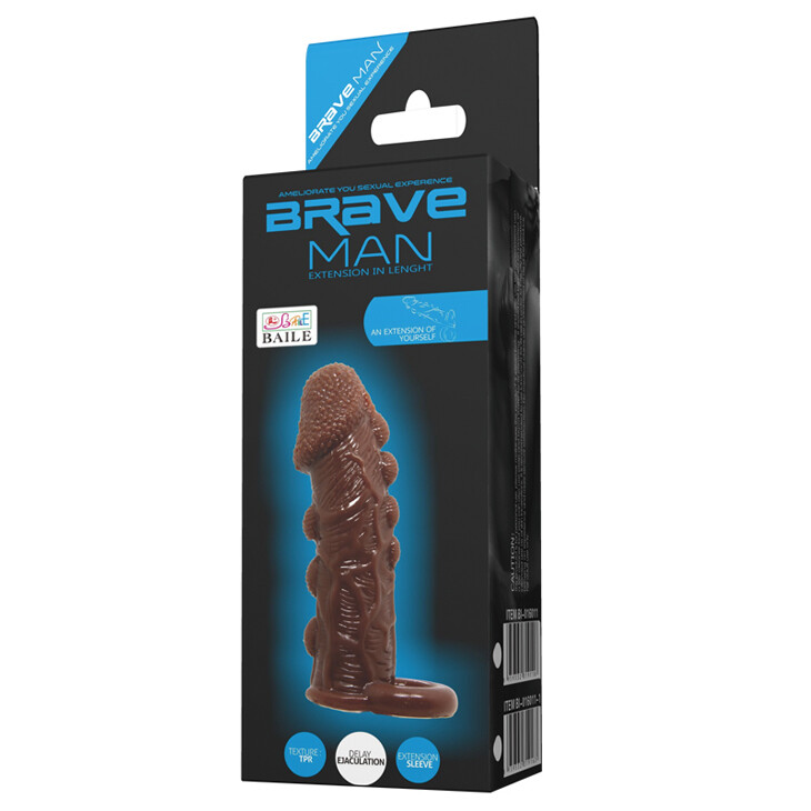 Guaina e Prolunga Pene Brave Man Alien - immagine 6