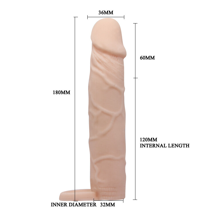 Guaina e Prolunga Pene ExtenX Large 18 cm - immagine 8