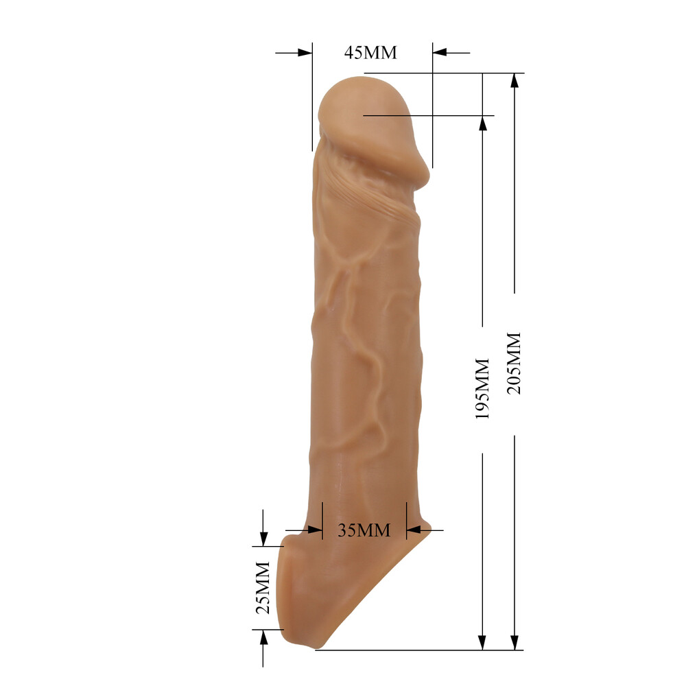Guaina e Prolunga Pene Lionel 20,5 cm - immagine 6