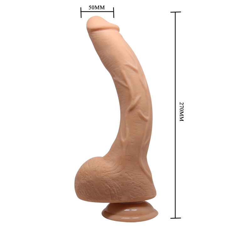Dildo Realistico TPR Soft Touch Ventosa XXL Beautiful Jack 27 cm - immagine 5