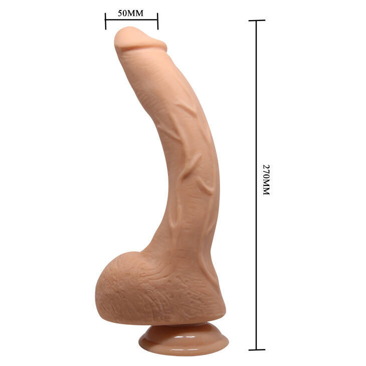 Dildo XXL Beautiful Vibrant Jack 27 cm | Vibrante con Telecomando e Ventosa - immagine 5