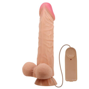 Dildo XXL Sadik 24 cm | Vibrante Soft Touch con Ventosa
