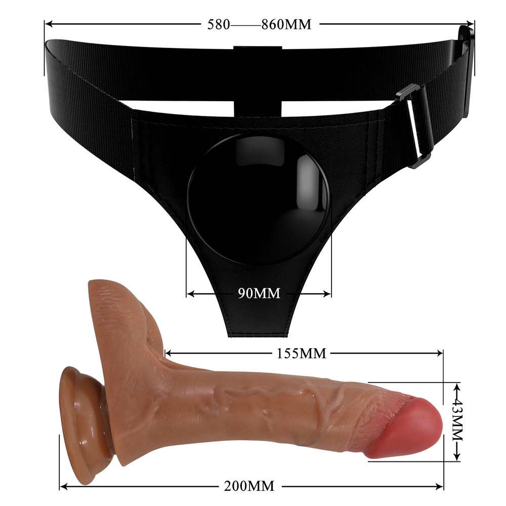 Strap On Vibrante Oher 20 cm - immagine 4