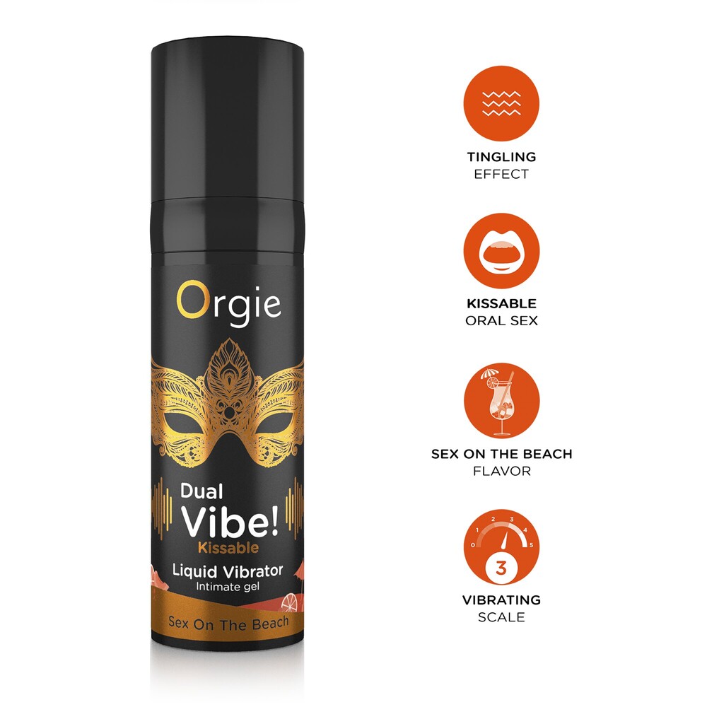 Vibratore Liquido Dual Vibe Sex On The Beach 15ml - immagine 3