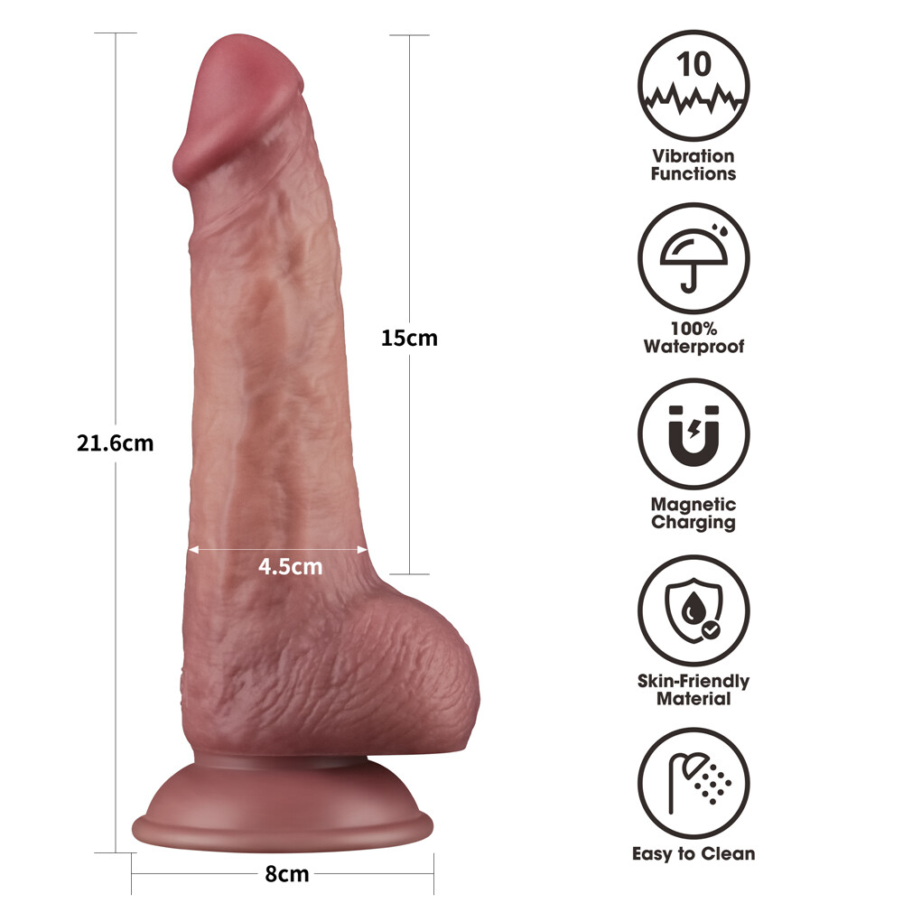 Vibratore Realistico Power Cock Real Feel - immagine 2