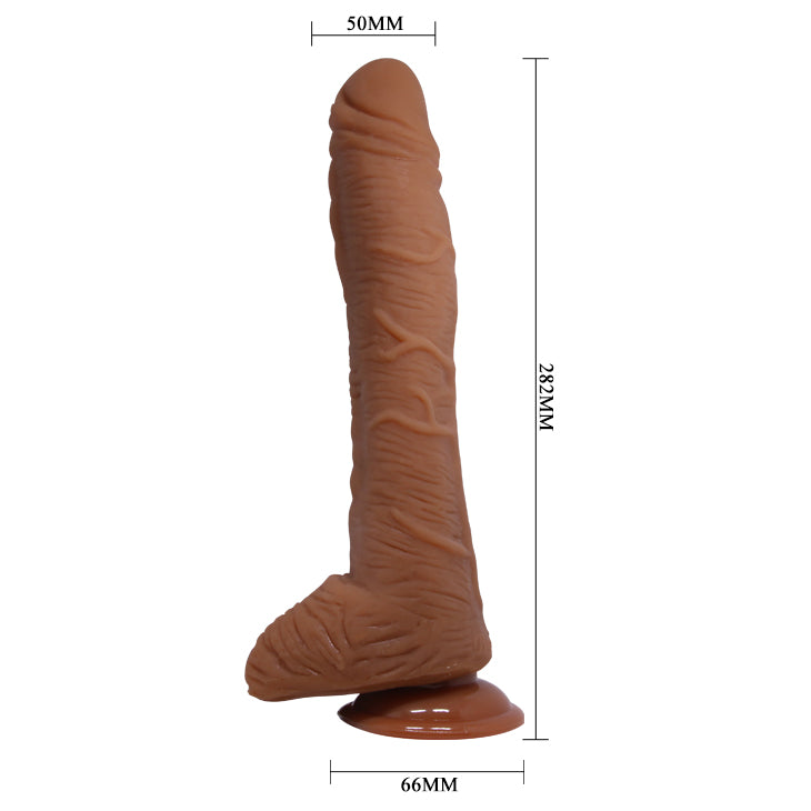 Dildo XXL Beautiful Alex 28 cm | Realistico TPR Soft Touch con Ventosa - immagine 16