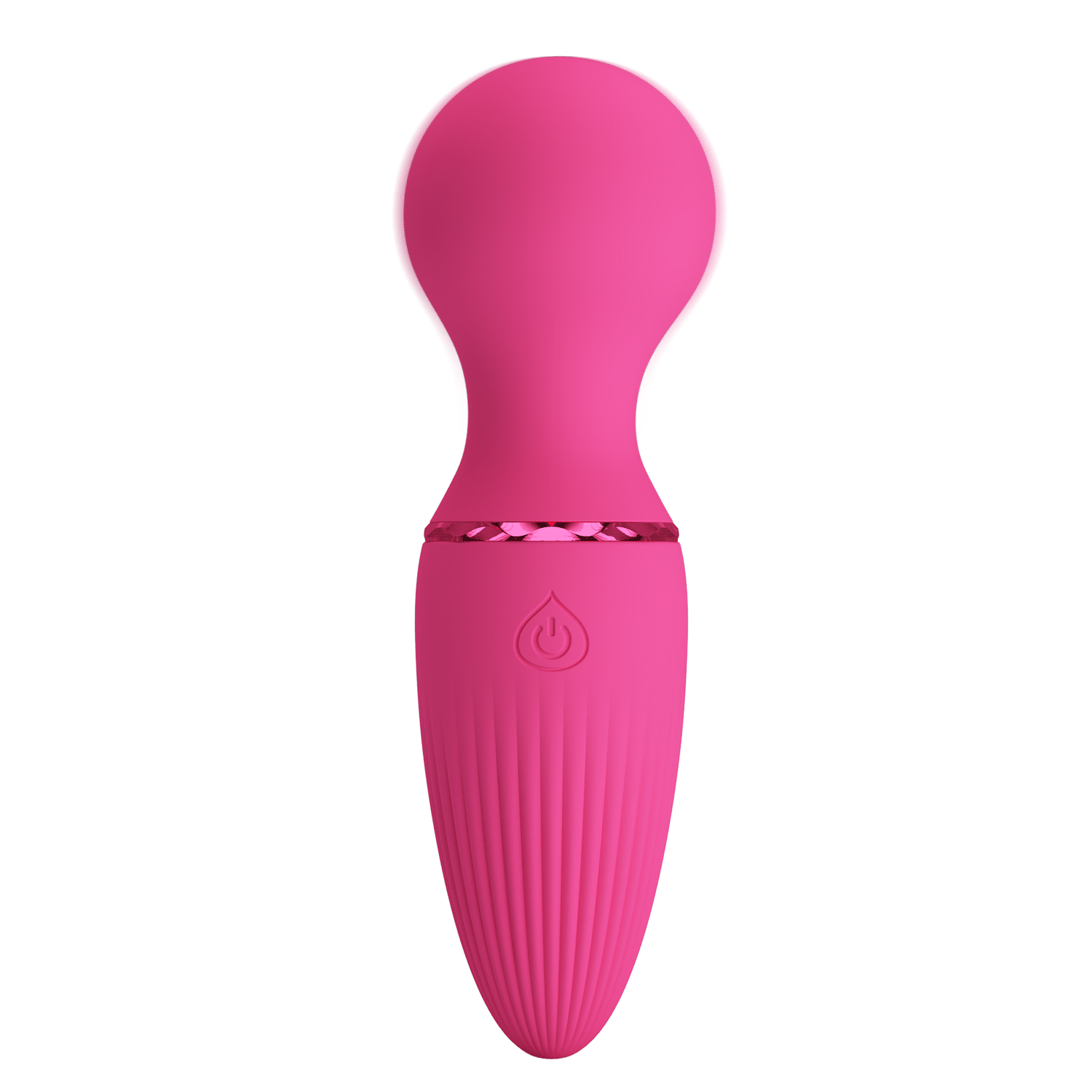 Mini vibratore Dwayne Pretty Love fucsia con testa flessibile