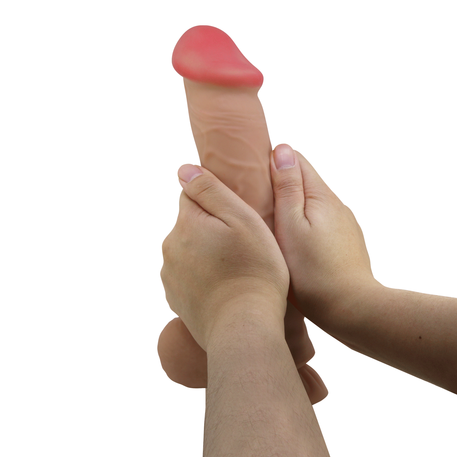 Dildo XXL Mendel 26 cm | Realistico Soft Touch con Ventosa - immagine 3