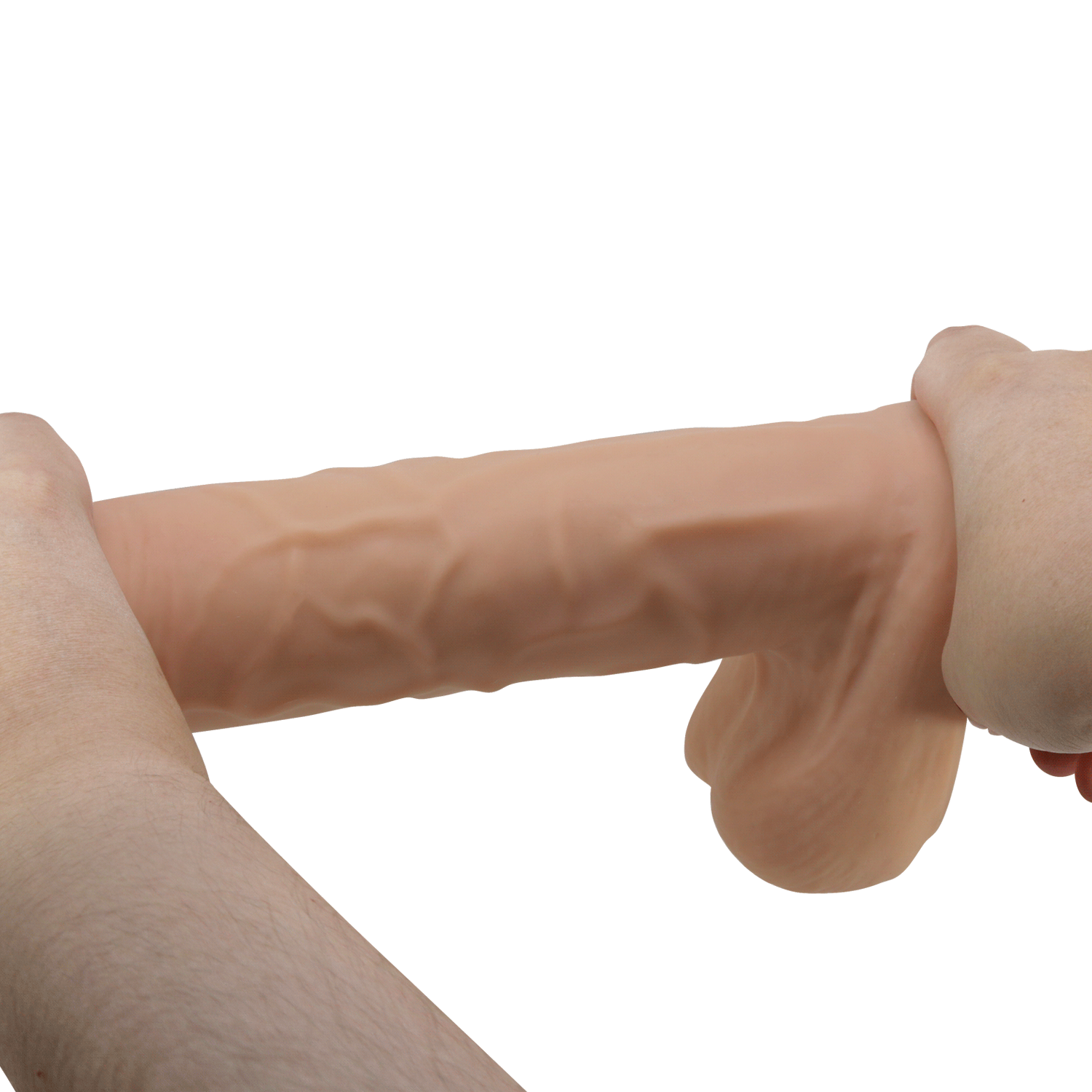 Dildo XXL Mendel 26 cm | Realistico Soft Touch con Ventosa - immagine 4