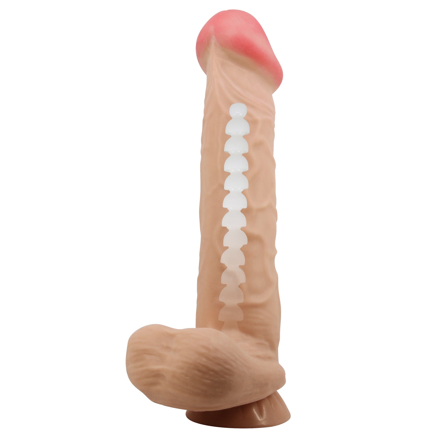 Dildo XXL Mendel 26 cm | Realistico Soft Touch con Ventosa - immagine 5