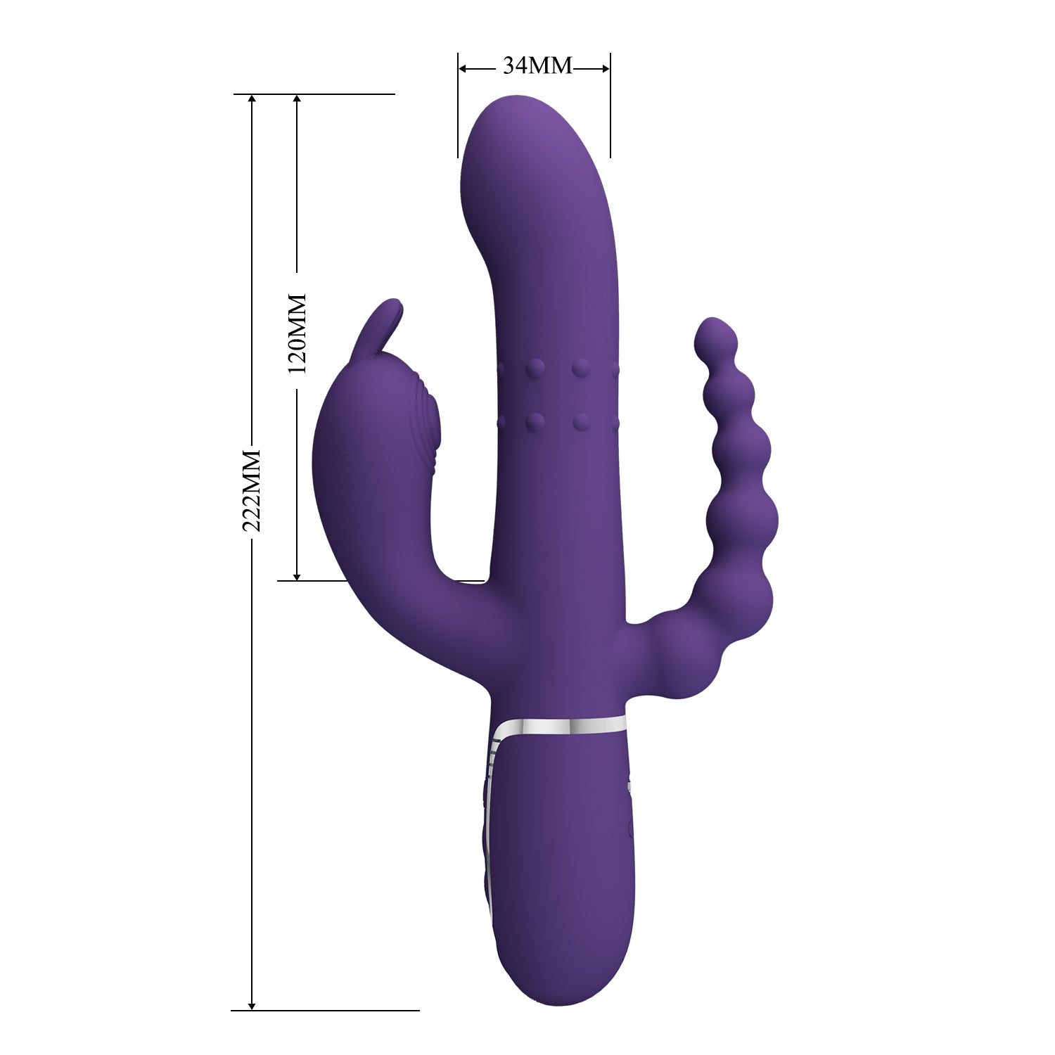 Vibratore Tripla Stimolazione Cammy - immagine 8