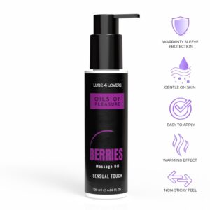 Olio da Massaggio Pleasure Frutti di Bosco 120 ml