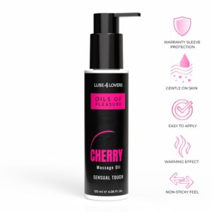Olio da Massaggio Pleasure Ciliegia 120 ml