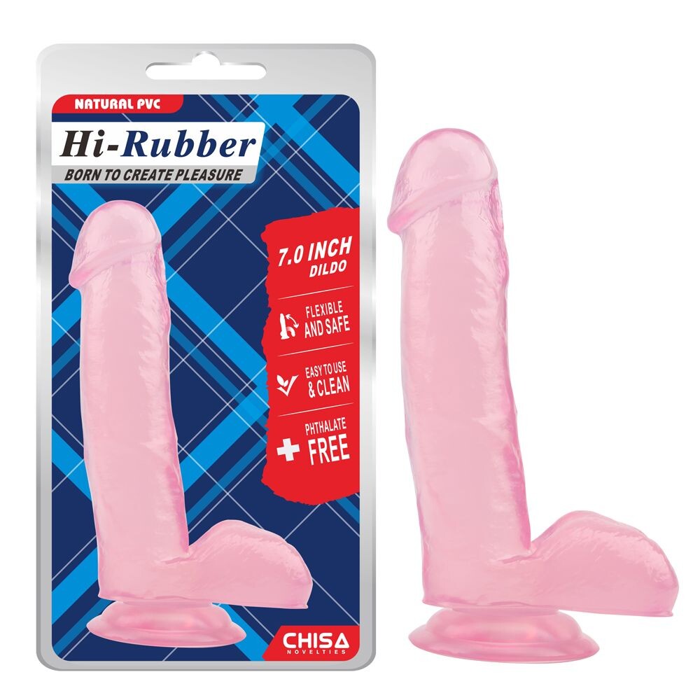 Dildo Realistico Rubber 17,5 cm - immagine 6