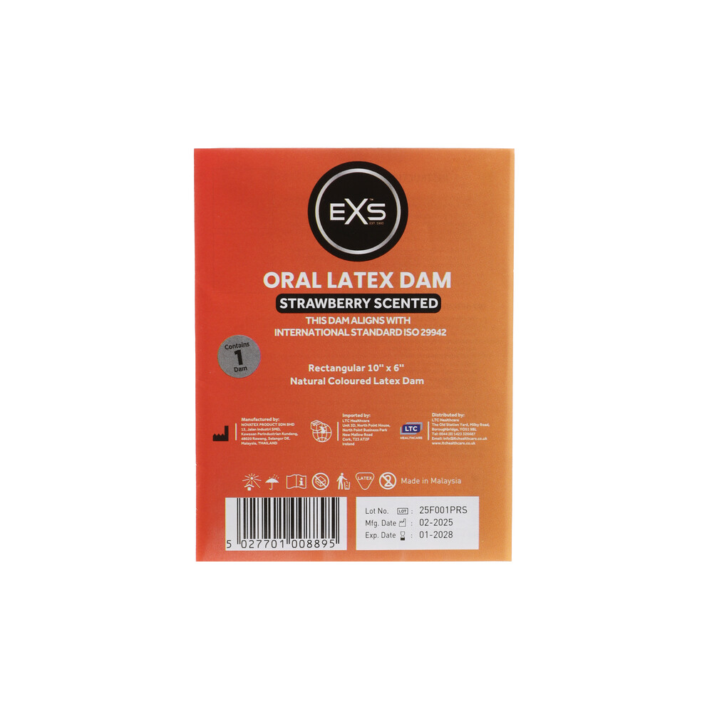 EXS Oral Dams Fragola